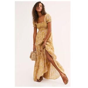 Free People Getaway Maxi Floral Print Dress Size XS